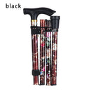 Lightweight Elderly Care Gift Aluminum Alloy Made Hiking Poles Non-slip Crutches Folding Trekking Stick Telescopic Walking Cane