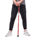Lightweight Elderly Care Gift Aluminum Alloy Made Hiking Poles Non-slip Crutches Folding Trekking Stick Telescopic Walking Cane