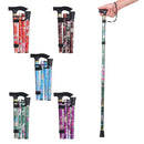 Lightweight Elderly Care Gift Aluminum Alloy Made Hiking Poles Non-slip Crutches Folding Trekking Stick Telescopic Walking Cane