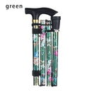 Lightweight Elderly Care Gift Aluminum Alloy Made Hiking Poles Non-slip Crutches Folding Trekking Stick Telescopic Walking Cane