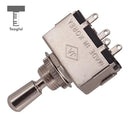 Tooyful Guitar Metal Closed 3 Way Pickup Selector Tone Switch Copper Knob for LP Electric Guitar Pickups Parts Swith Control