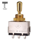 Tooyful Guitar Metal Closed 3 Way Pickup Selector Tone Switch Copper Knob for LP Electric Guitar Pickups Parts Swith Control