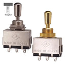 Tooyful Guitar Metal Closed 3 Way Pickup Selector Tone Switch Copper Knob for LP Electric Guitar Pickups Parts Swith Control