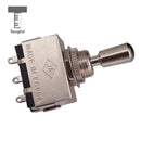 Tooyful Guitar Metal Closed 3 Way Pickup Selector Tone Switch Copper Knob for LP Electric Guitar Pickups Parts Swith Control