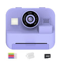 Educational Thermal Instant Print Camera With 32G Card, 1080P Children Mini Digital  Video Camera for Kids Learning  Development