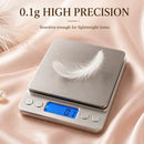 Digital Kitchen Scale Stainless Steel Food Scale with LCD Display for Precise Weighing of Cooking Ingredients Diet