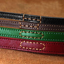 Real Leather Dog Leash Durable Medium Large Dog Lead Genuine Leather Walking Pet Leads Leash for Dogs German Shepherd Pitbull