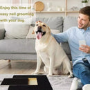 Wooden Pet Scratching Board for Dogs with Built-in Treat Box Nail Trim Pad Pull-Out Design Sandpaper Surface Scratch Toy