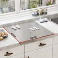 This Stainless Steel Kitchen Cutting Board Is Easy To Clean, Double-sided and Versatile Suitable for Handling Kitchen Vegetables