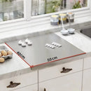 This Stainless Steel Kitchen Cutting Board Is Easy To Clean, Double-sided and Versatile Suitable for Handling Kitchen Vegetables