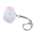 LED Keyboard Fidget Toys Keychain Keyboard Fidget Key Chain Decompression Toys Finger Button Clicker Stress Relief Gifts