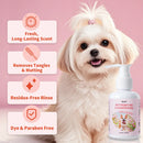 Oatmeal Aloe Pet Conditioner Smooths Prevents Tangling Moisturizing Formula Makes Coat Soft Shiny Long Lasting Fragrance
