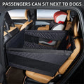 Pet Car Nest Bed, Full Coverage Back Seat Hammock Extender for Cars, Waterproof Scratchproof with Mesh Pocket for All Size Dogs