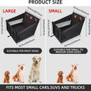 Pet Car Nest Bed, Full Coverage Back Seat Hammock Extender for Cars, Waterproof Scratchproof with Mesh Pocket for All Size Dogs