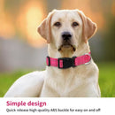 Reflective Dog Collar Strap with Adjustable Safety Nylon Pet Collar Pet Traction Rope Suitable for Small and Medium-Sized Pets