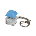 LED Keyboard Fidget Toys Keychain Keyboard Fidget Key Chain Decompression Toys Finger Button Clicker Stress Relief Gifts
