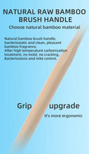 Biodegradable Bamboo Toothbrush Environmentally Friendly Natural Material Ultra Dense and Soft Bristles10 Thousand Br