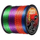 JOSBY Japan 8 Strands Braided Fishing Line  Multifilament Speckled 8X PE Wire 100M 300M 500M Fly Sea Saltwater Freshwater Pesca