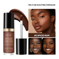 Long-lasting Coverage Concealer Matte Foundation Multi-Use Cream Oil Free Highlight and Retouch Face Makeup Products for Women