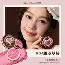 Flower Knows Strawberry Rococo Series Embossed Blush 5g Blush Powder Berry Mary Blusher Palette Makeup Profesional