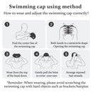 Professional High Elastic  Silicone Swimming Cap Waterproof Ear Protection Long Hair Special Comfortable For Men Women