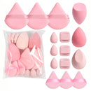 Spring 15 Cans, 3 Loose Powder Puffs & 3 Mini Loose Powder Puffs & 3 Mini Makeup Eggs & 3 Mini Air Cushion Puffs, Foundation Mix