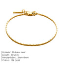 EManco Wire Chain Bracelet Fashion Trend New Personalized Men's White Gold Bracelet Non-Fading Color Wholesale Jewelry