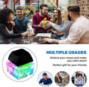 LED Keyboard Fidget Toys Keychain Keyboard Fidget Key Chain Decompression Toys Finger Button Clicker Stress Relief Gifts