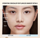 Moisturizing Concealer Face Brightening Concealer Covering Acne Scar and Dark Circles Under The Eyes Concealer Pen Liquid Makeup