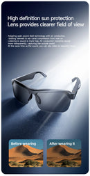8K AI Smart Glasses With 100MP Camera Chat GPT Touch Sport Sunglasses Bluetooth Call Video Music Player ForMen Women 2025 New