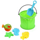 Beach Sand Bucket Toy  Collapsible Bucket Gardening Tool Outdoor Pool Play Tool Kids Summer Water Fun Toy Birthday Gift