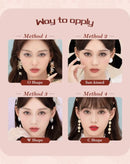 Flower Knows Strawberry Rococo Series Embossed Blush 5g Blush Powder Berry Mary Blusher Palette Makeup Profesional