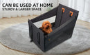 Pet Car Nest Bed, Full Coverage Back Seat Hammock Extender for Cars, Waterproof Scratchproof with Mesh Pocket for All Size Dogs