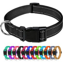 Reflective Dog Collar Strap with Adjustable Safety Nylon Pet Collar Pet Traction Rope Suitable for Small and Medium-Sized Pets