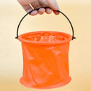 Beach Sand Bucket Toy  Collapsible Bucket Gardening Tool Outdoor Pool Play Tool Kids Summer Water Fun Toy Birthday Gift