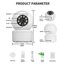 1080P wireless WIFI security camera home CCTV baby monitor full-color  night vision automatic tracking two-way audio ICSEE