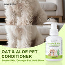 Oatmeal Aloe Pet Conditioner Smooths Prevents Tangling Moisturizing Formula Makes Coat Soft Shiny Long Lasting Fragrance