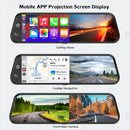 4K HD Car DVR Touch Screen Carplay & Android Auto Dash Cam Night Vision Video Recorder Driving Recorder