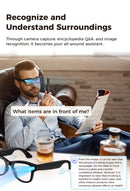2026 4K HD AI Smart Glasses Chat GPT 800MP Camera Bluetooth Call 290mAh Battery 32GB Voice Assistant Control Smart Glasses 2026