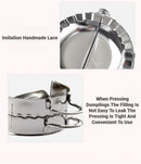 Tainless Steel Dumpling Maker Dumpling Skin Mold Ravioli Maker Press Pie Making Press Wrapper Pastry Maker Kitchen Accessories