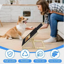 Wooden Pet Scratching Board for Dogs with Built-in Treat Box Nail Trim Pad Pull-Out Design Sandpaper Surface Scratch Toy