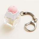 LED Keyboard Fidget Toys Keychain Keyboard Fidget Key Chain Decompression Toys Finger Button Clicker Stress Relief Gifts