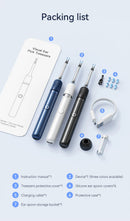 3 in 1 Wi-Fi Enabled Ear Pick Tweezers 12MP Camera Earwax Removal Tool with Rechargeable Battery Ear Cleaner with Tweezers Tools
