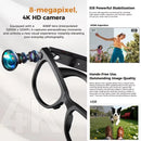 2026 4K HD AI Smart Glasses Chat GPT 800MP Camera Bluetooth Call 290mAh Battery 32GB Voice Assistant Control Smart Glasses 2026