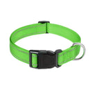 Reflective Dog Collar Strap with Adjustable Safety Nylon Pet Collar Pet Traction Rope Suitable for Small and Medium-Sized Pets