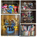 1 layered shelf, refrigerator storage shelf, kitchen storage shelf, toy figurine storage shelf, cosmetics layered storage shelf