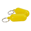 2pcs Kayak Keychain Float Surf Floating Non Sinking Pendant Lock Ring Yellow Beach Markers Yacht Inflatable Boat Edc Accessories