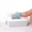 Double Layer Powder Recycling Storage Box Nail Manicure Tool Glitter Sequin Collection Portable Container DIY Accessory Supplies