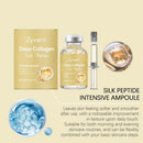 Deep Collagen Silk Peptide Intensive Ampoule Hydrating & Softening Face Serum, Smooths Visible Lines Boosts Glow Skincare 50ml
