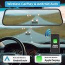 4K HD Car DVR Touch Screen Carplay & Android Auto Dash Cam Night Vision Video Recorder Driving Recorder